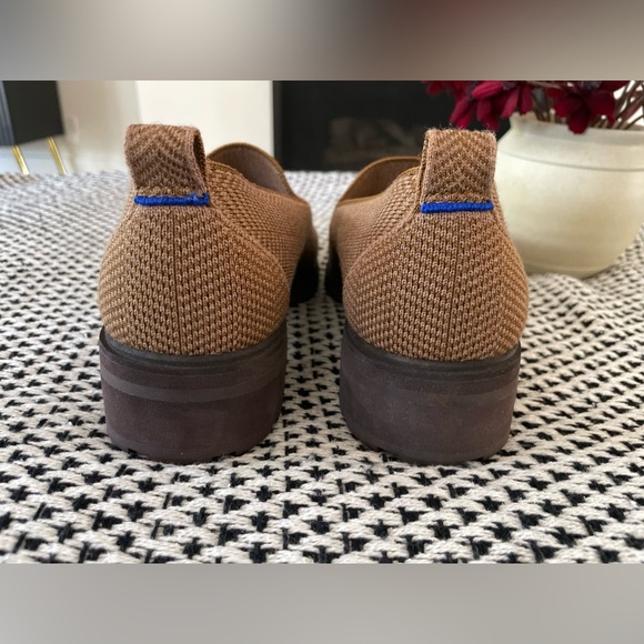 Rothy’s The Lug Loafer Wool Teak Herringbone Brown Size 11 $189 - Picture 7 of 11